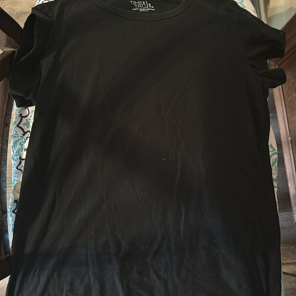 Plain black shirt